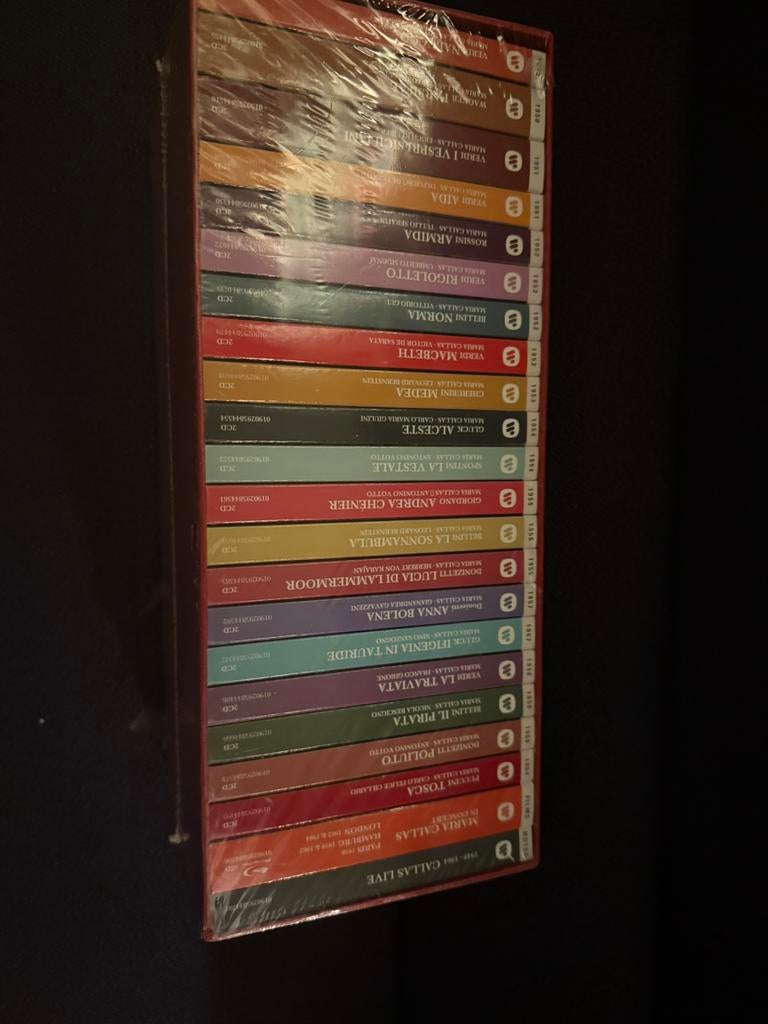42 cd box 3 blu ray Maria callas live recordings 1949-1964, Ophalen of Verzenden, Romantiek, Zo goed als nieuw, Opera of Operette