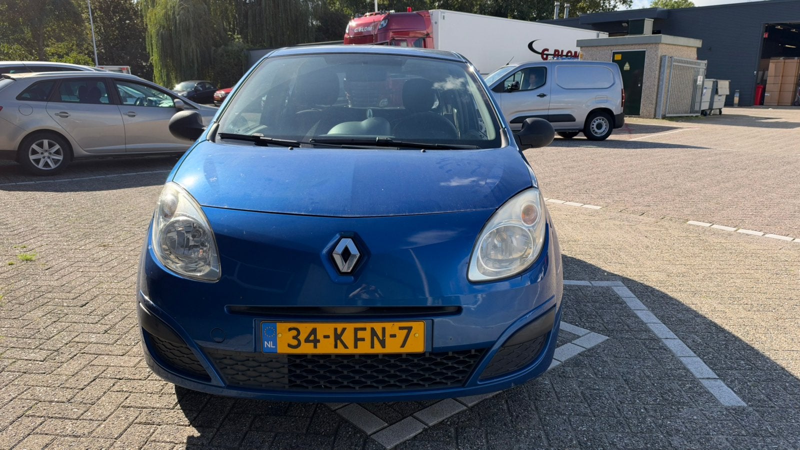 Renault Twingo 1.1 2009 Blauw stuurbekr apk nap elektrpakket, Voorwielaandrijving, Twingo, 31 €/maand, 4 cilinders