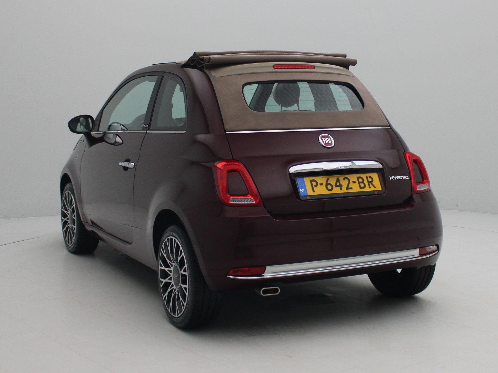 Fiat 500 C 1.0 Hybrid Dolcevita | Apple Carplay/Android Auto, Auto's, 12 maanden, Stof, 4 stoelen, Origineel Nederlands