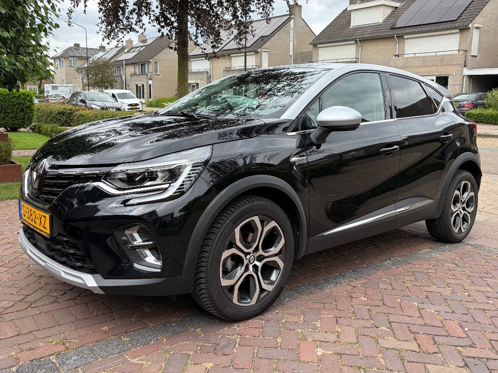 Renault Captur Intens 2023 - Groot Navischerm & Bi-Color dak, Auto's, Voorwielaandrijving, Dealer onderhouden, Zwart, Leder en Stof
