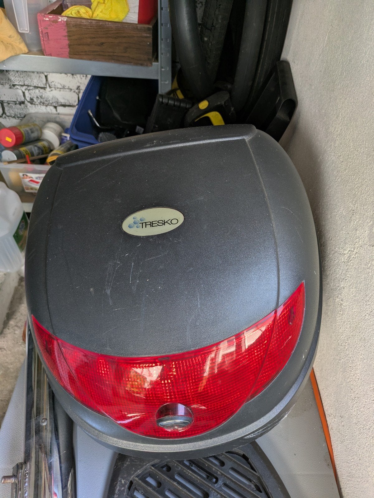 Honda c50  immi Uitlaat en topkoffer, Fietsen en Brommers, Ophalen, Uitlaat, Overige merken