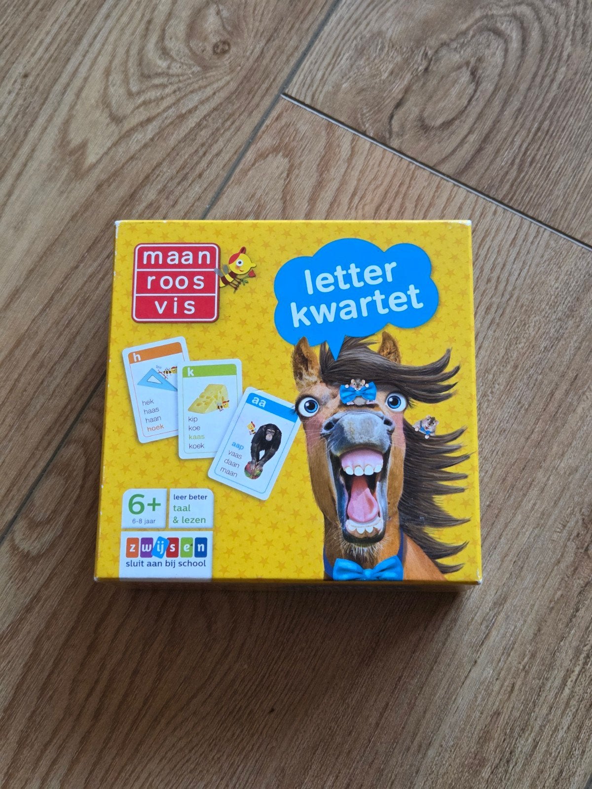 Letterkwartet - Taal en Lezen Spel, Ophalen of Verzenden, Zo goed als nieuw, Taal en Lezen