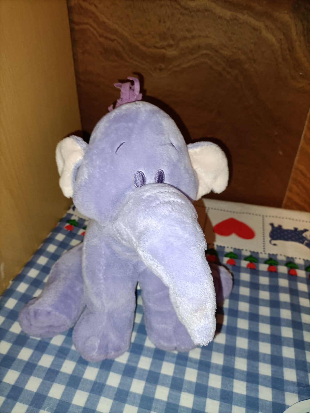Lollifant knuffel paarse olifant van Winnie de Pooh, Kinderen en Baby's, Speelgoed | Knuffels en Pluche, Ophalen of Verzenden