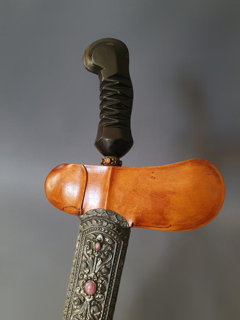 Luxe keris kris Bali Lombok Lar Gangsing indonesie zilver, Antiek en Kunst, Ophalen of Verzenden