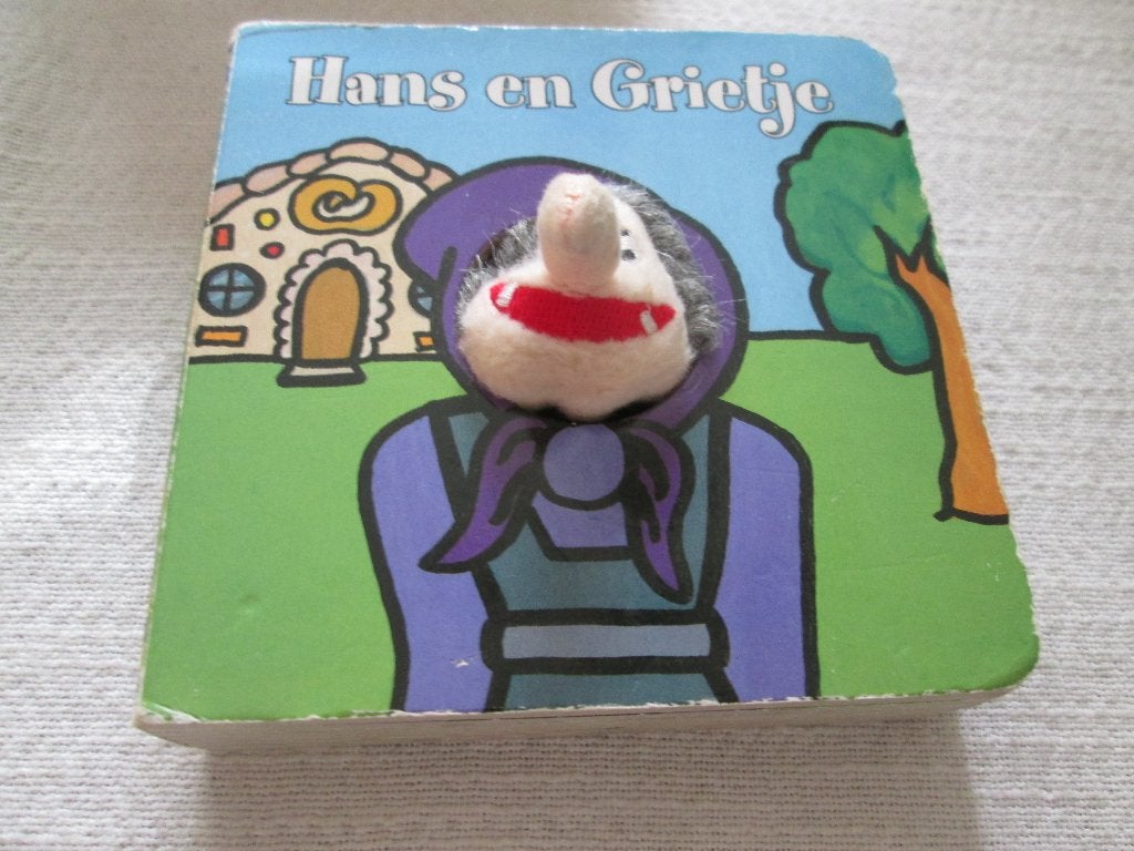 vingerpop boekje Hans en Grietje, Boeken, Ophalen of Verzenden, Gelezen, Sprookjes
