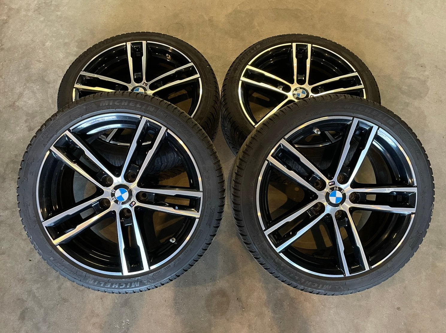 BMW 18’ Styling 719M Breedset All Season Michelin 5x120, Ophalen, 18 inch, Gebruikt, -