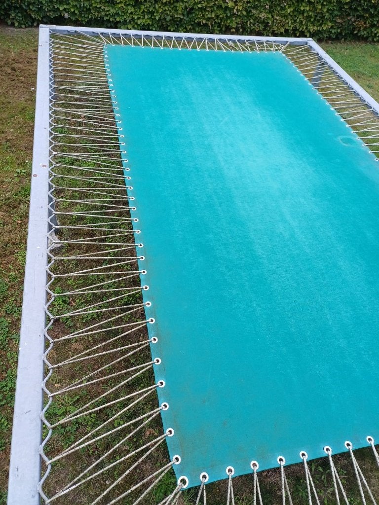 Te koop: trampoline ong. 3 x 5 meter, Ophalen, Gebruikt
