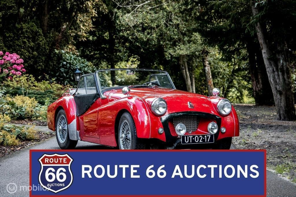 Triumph TR2 | 1955 | Route 66 Auctions, Overige carrosserieën, Triumph, Zwart, Bedrijf