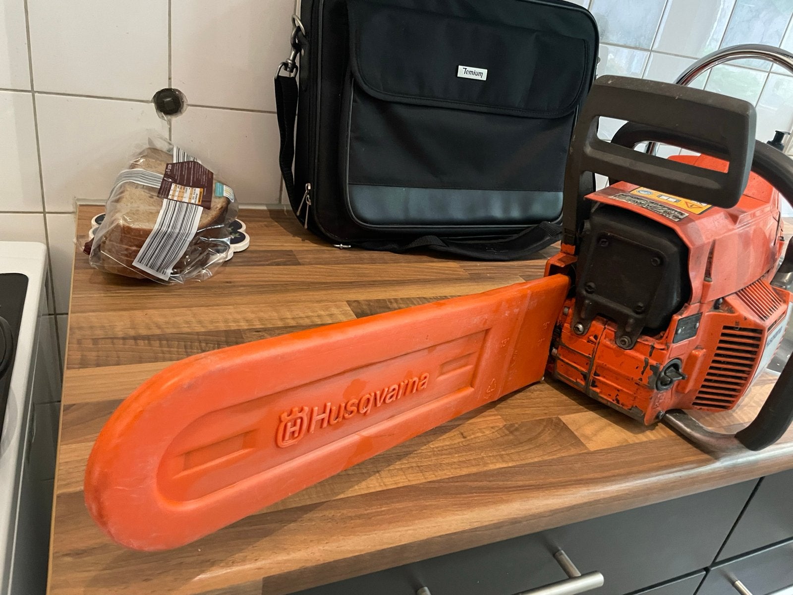 Husqvarna 262XP Kettingzaag - Krachtig en Betrouwbaar, 70 mm of meer, Kettingzaag, Ophalen of Verzenden, Zo goed als nieuw