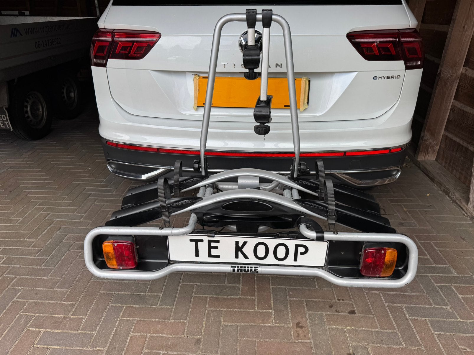 Nette Thule Euroway 945, Auto diversen, Fietsendragers, Ophalen, Gebruikt, Brede banden, 2 fietsen