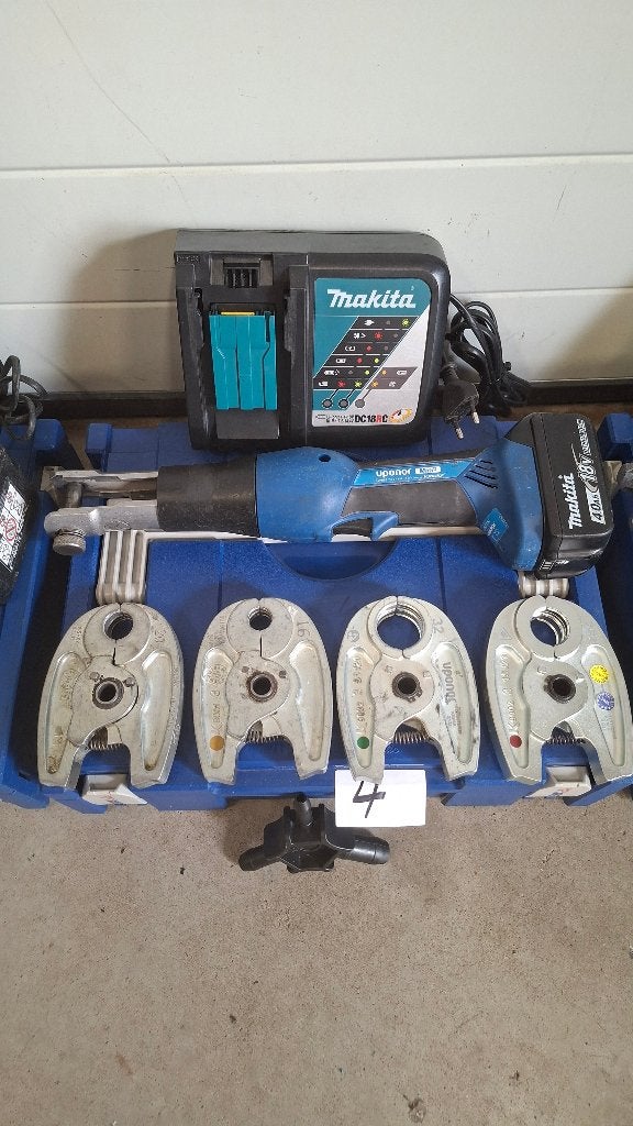 Henco Map2 en Uponor Mini 2 accu perstangen persmachines, ., Ophalen of Verzenden, Zo goed als nieuw, .