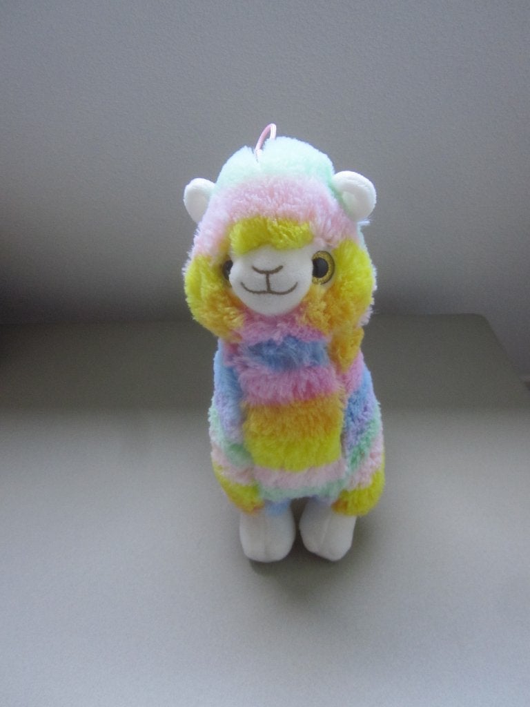 Superzachte pastelkleurige alpaca/lama knuffel, Overige merken, Overige karakters, Overige typen, Nieuw