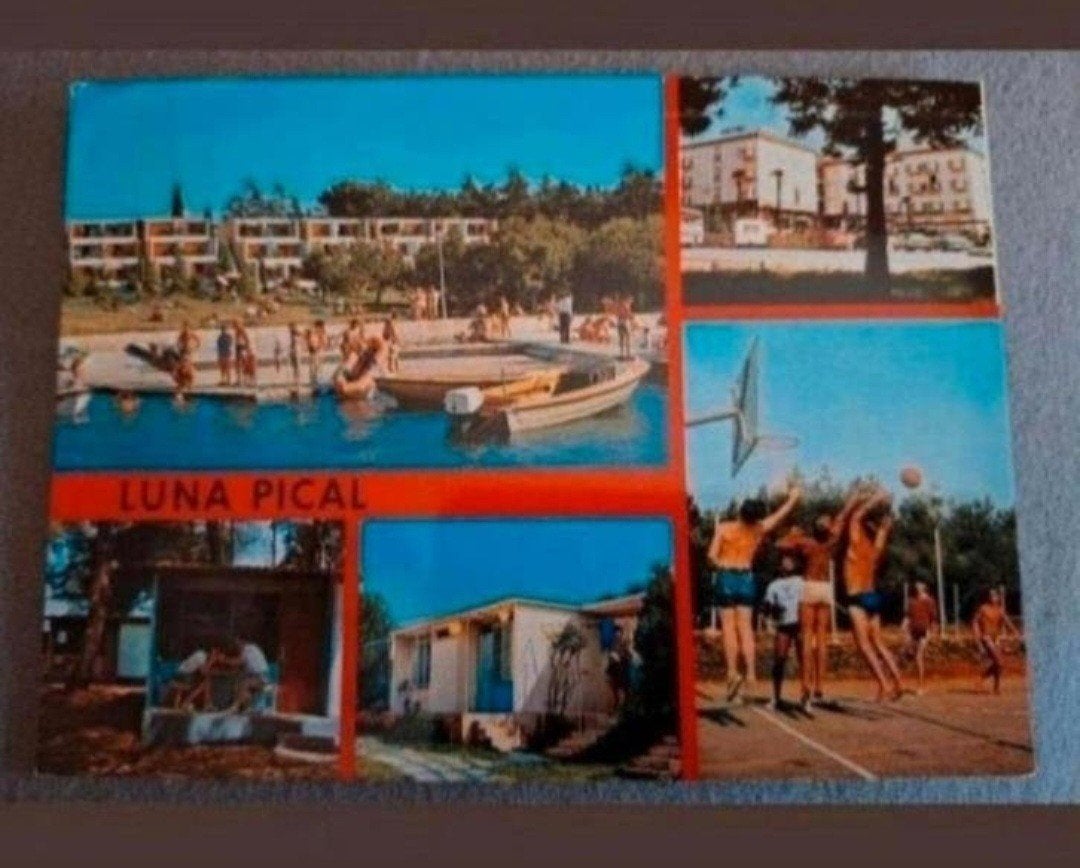 Ansichtkaart Luna Pical Poreč Kroatië, Ophalen of Verzenden, 1960 tot 1980, Ongelopen, Overig Europa