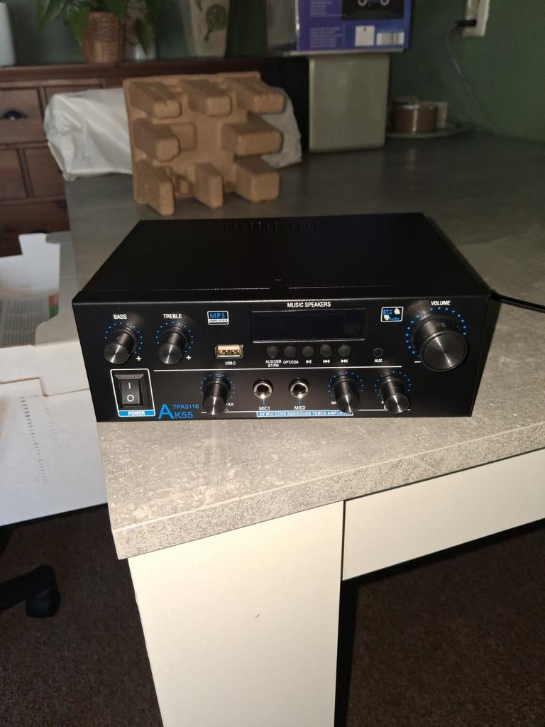 Mini versterker, Ophalen of Verzenden, Minder dan 60 watt, Overige merken