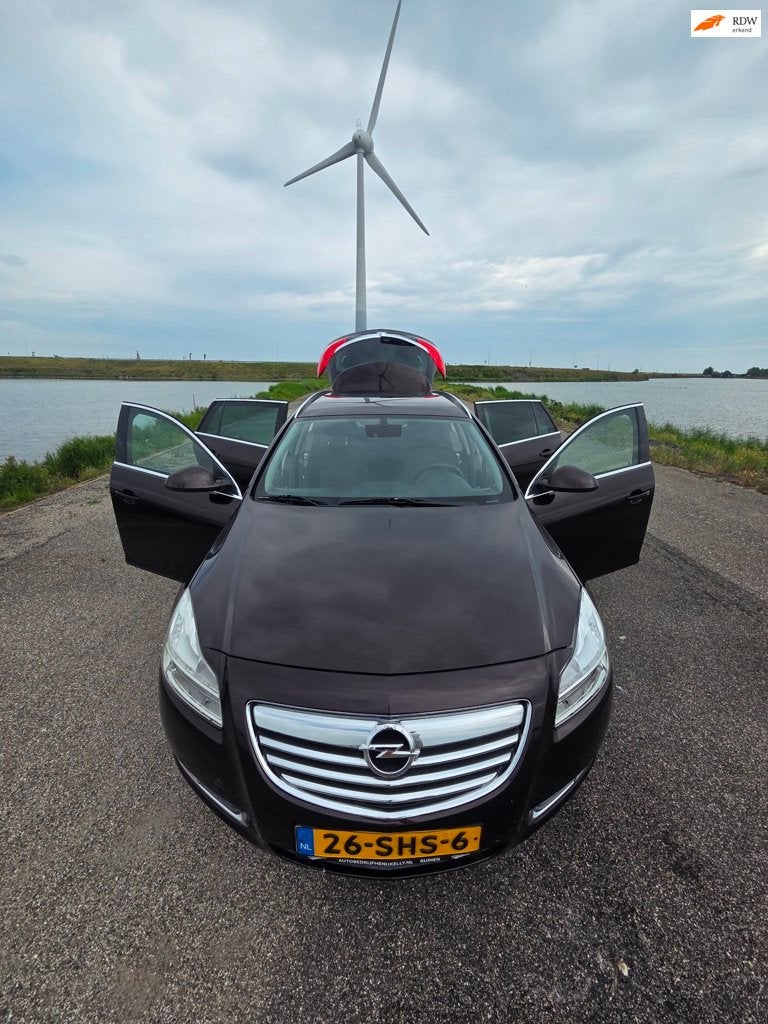 Opel Insignia Sports Tourer 1.4 Turbo EcoFLEX Cosmo, Euro 5, Stof, Gebruikt, Zwart