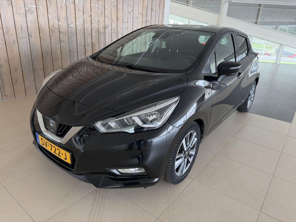 Nissan Micra 0.9 IG-T N-Connecta (bj 2018), Auto's, Nissan, Automatische klimaatregeling, 898 cc, Stof, Euro 6