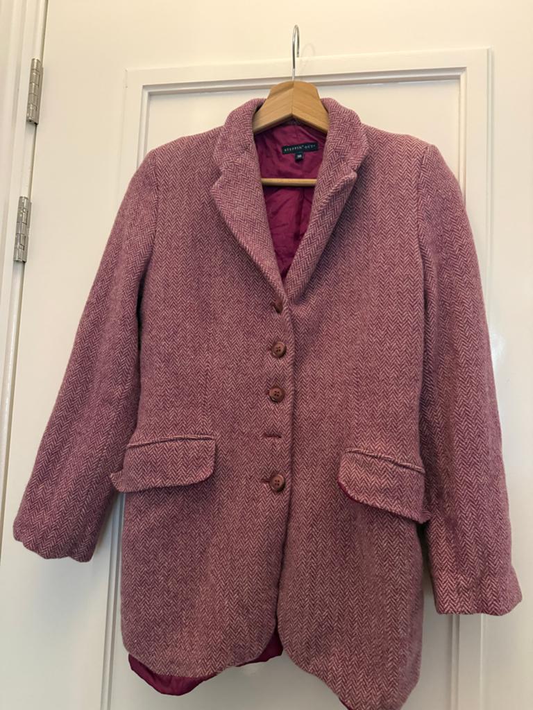 Roze wollen colbert Steppin Out maat 38, Kleding | Dames, Maat 38/40 (M), Ophalen of Verzenden, Jasje, Roze