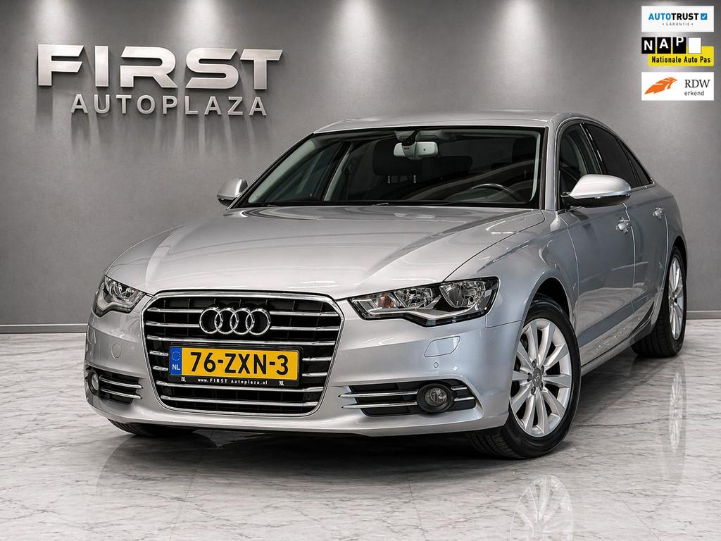 Audi A6 Limousine 2.0 TFSI Business Edition AUTOMAAT NAVI/CR, Auto's, Euro 5, Stof, Gebruikt, Zwart