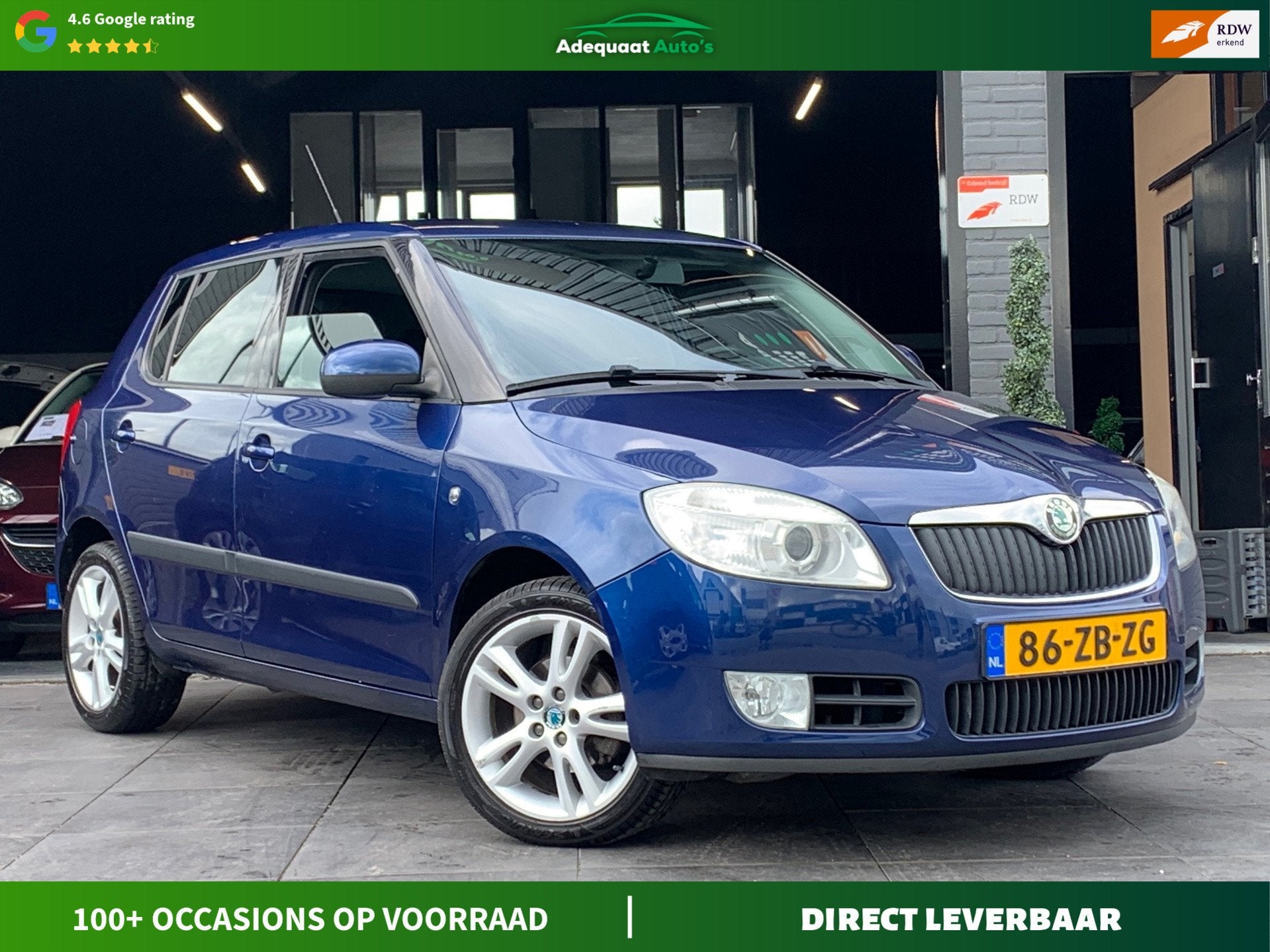 Skoda Fabia 1.6-16V Sport|1e eig|NAP|Airco|Cruise|El.Ramen, Voorwielaandrijving, Stof, Gebruikt, Huisgarantie