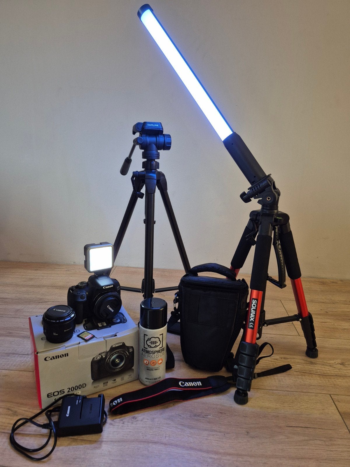 Canon camera set incl accessoires, Ophalen, Geheugenkaart, Spiegelreflex, Canon