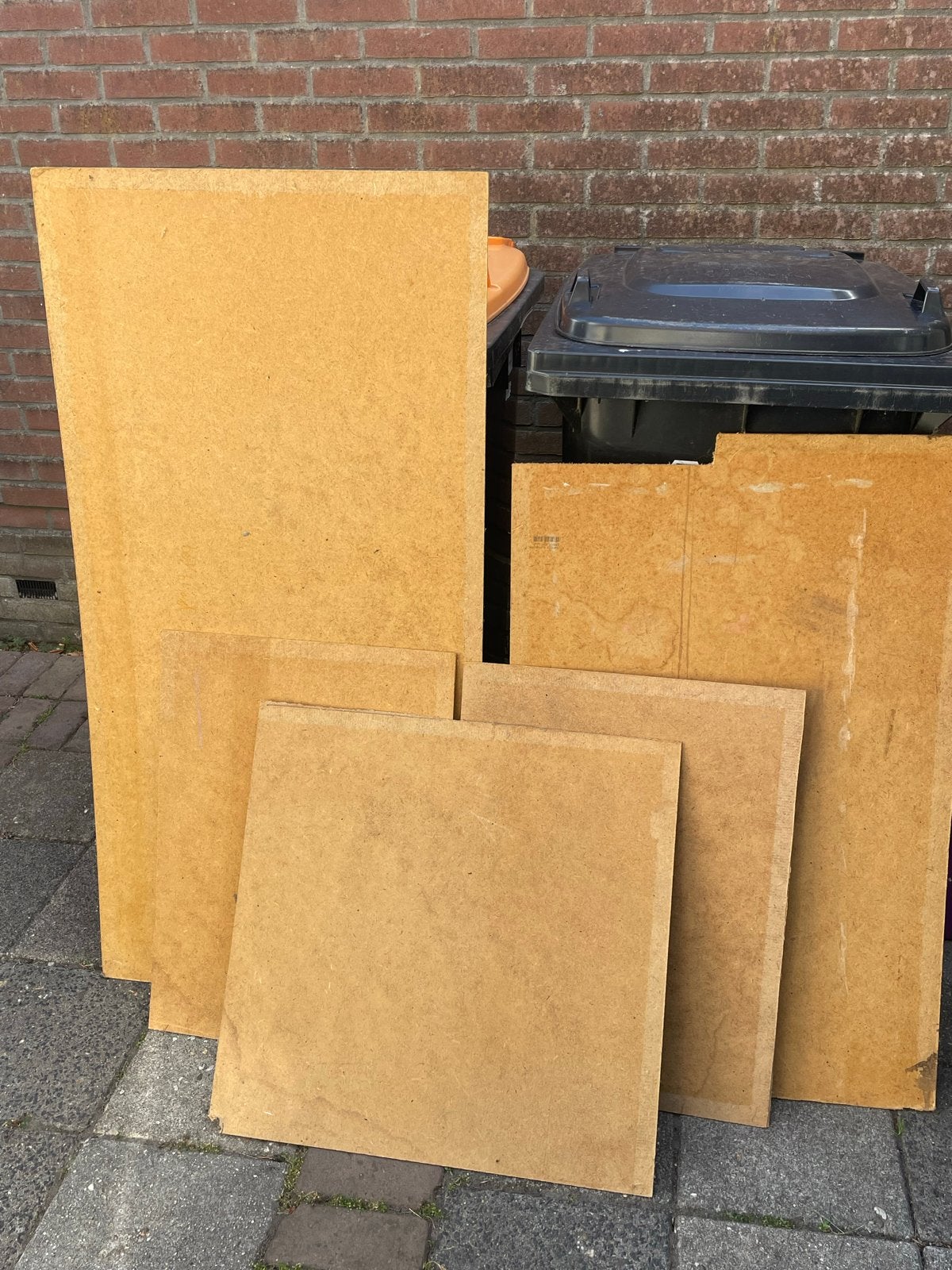 Hardboard platen, diverse maten, Ophalen, Gebruikt, Minder dan 25 mm, Overige typen