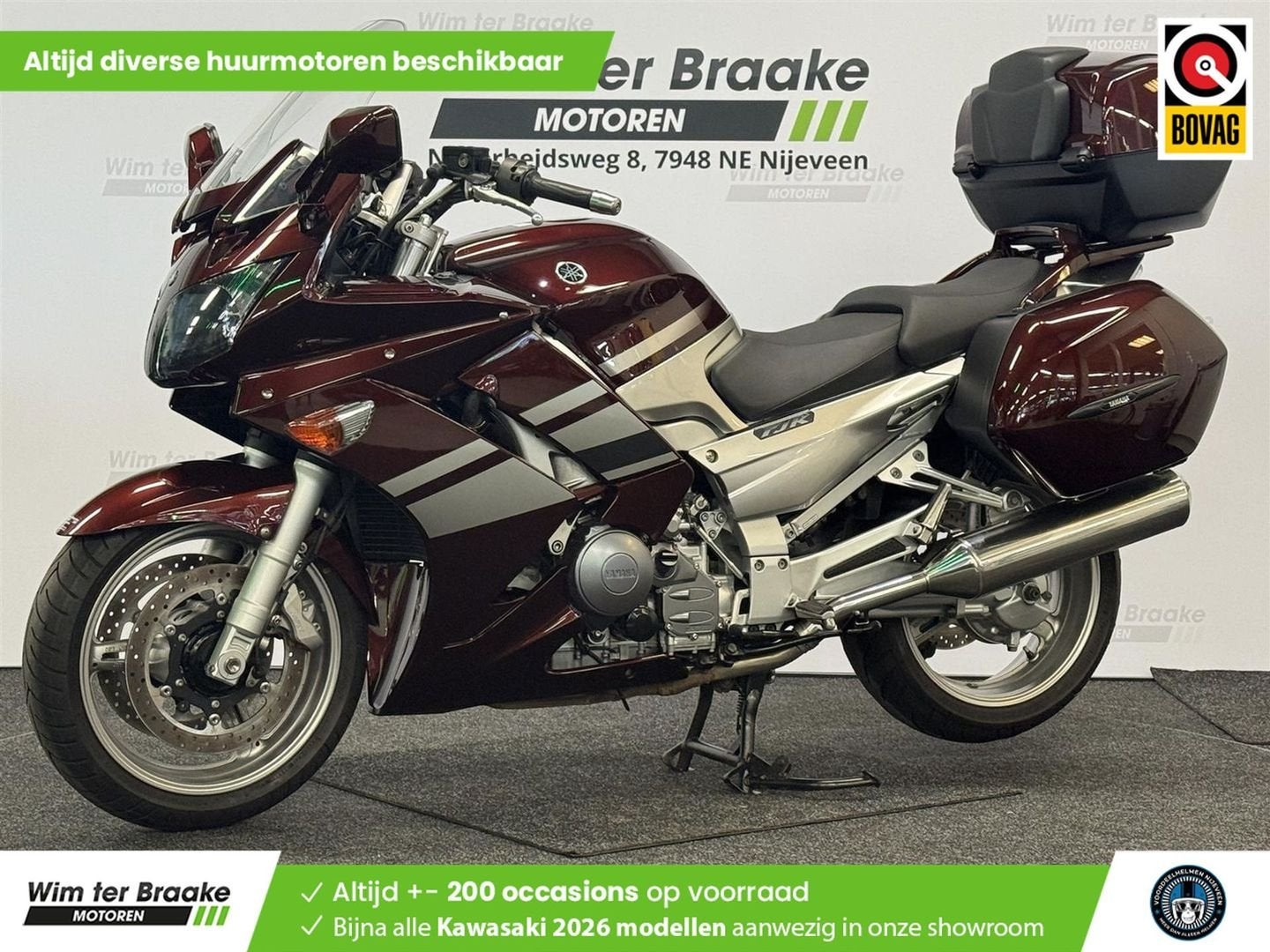 Yamaha FJR 1300A ABS (bj 2007) 66,776 km, 4 cilinders, Motorrijbewijs A, Bedrijf, Onbekend