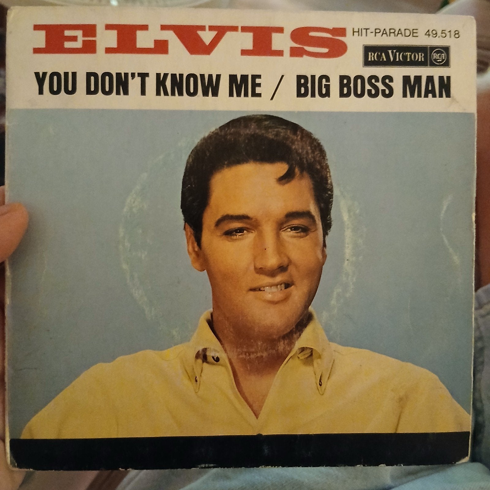 Elvis Presley - You Don't Know Me / Big Boss Man (Vinyl), Cd's en Dvd's, Originele persing, Ophalen of Verzenden, 7 inch, Pop
