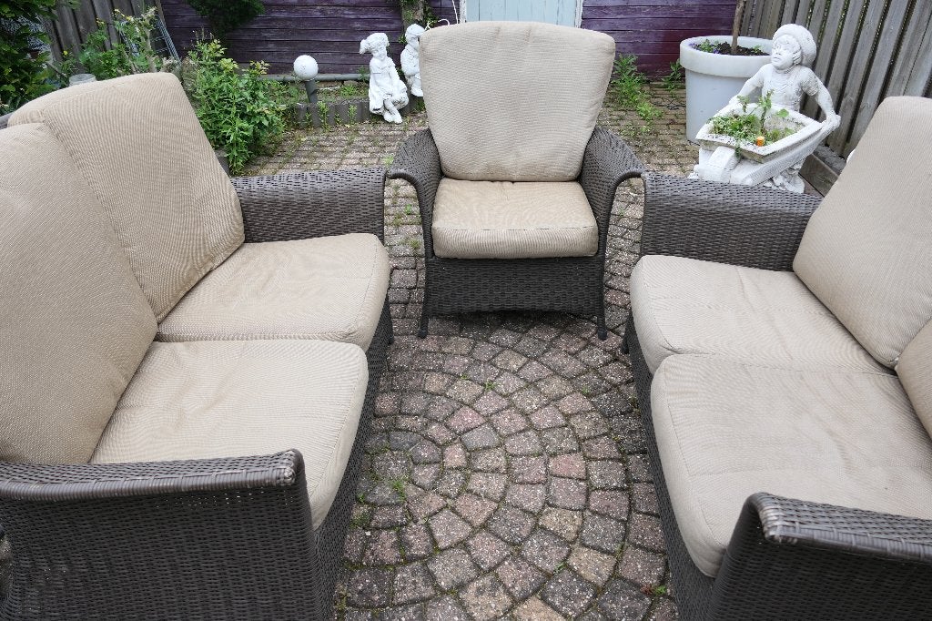 Hartman Tuinstel, Tuin en Terras, Ophalen, Kunststof, Gebruikt, Loungeset