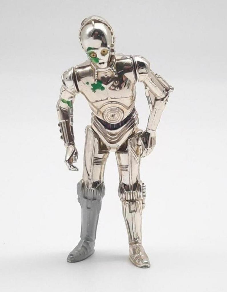 Star Wars C-3PO figuur 30th anniversary 2007 ca. 9cm hoog, Verzamelen, Ophalen of Verzenden, Gebruikt, Actiefiguurtje