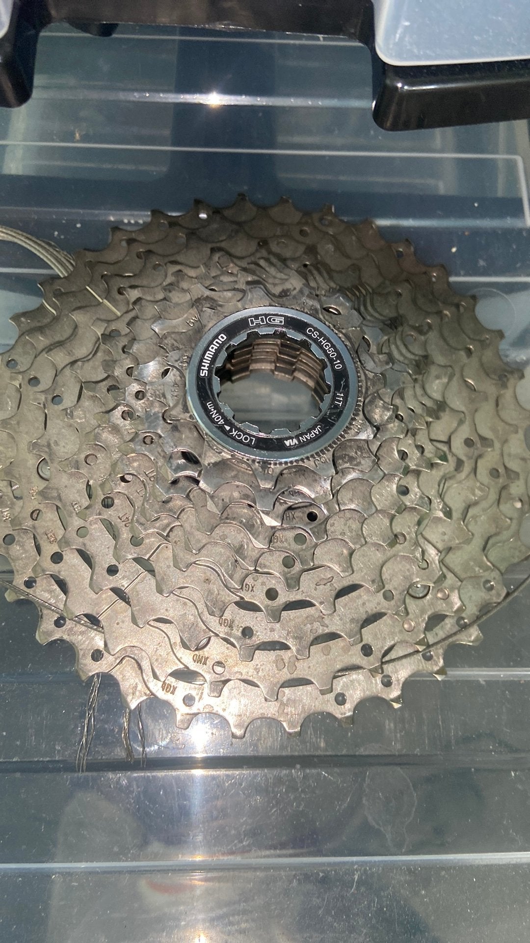 Shimano Cassette 10 speed -11-36 HG - Gebruikt, Gebruikt, Overige typen, Staal, Ophalen of Verzenden