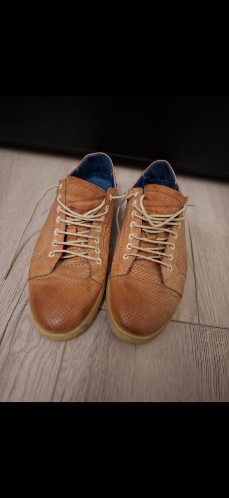 Fiorucci leren sneakers, maat 41, Bruin, Fiorucci, Ophalen of Verzenden, Sneakers of Gympen