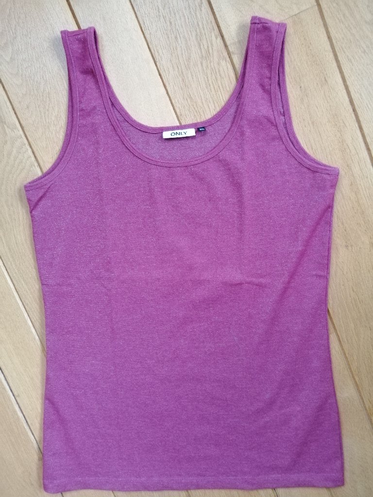 ONLY top rode kool rood met zilver streep maat XL - nieuw -, Only, Maat 46/48 (XL) of groter, Nieuw, Ophalen of Verzenden
