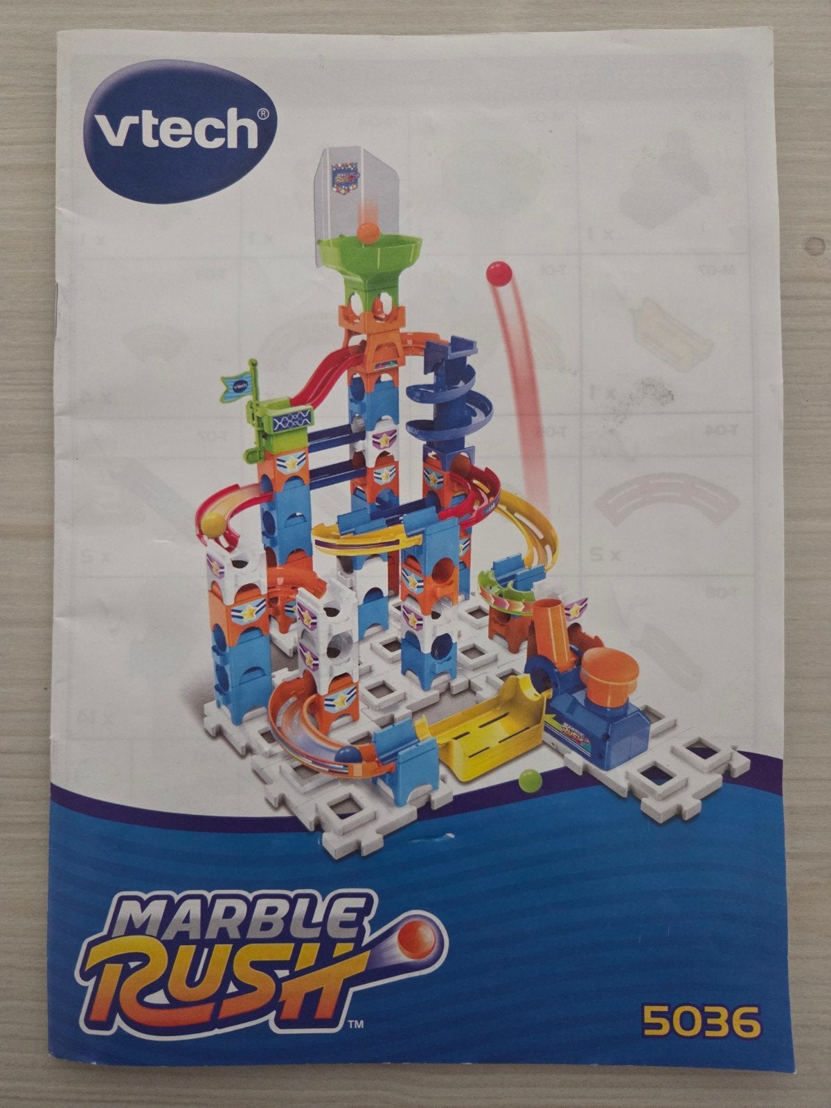 Vtech Marble Rush Knikkerbaan - Complete Set 5036, Kinderen en Baby's, Ophalen of Verzenden, Zo goed als nieuw