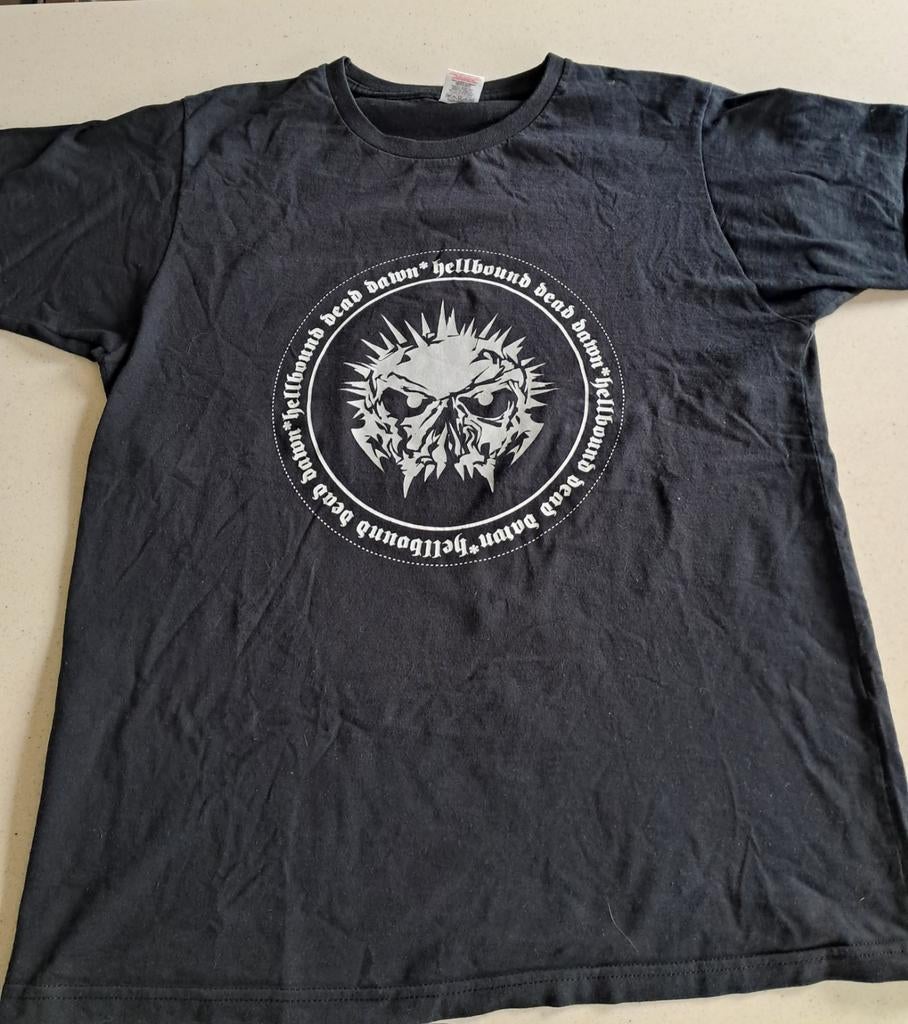 Hellbound Dead Dawn T-shirt Hardcore Thunderdome, Kleding | Heren, T-shirts, Ophalen of Verzenden, Zo goed als nieuw, Maat 52/54 (L)