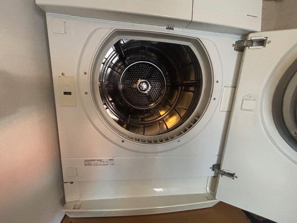 Droger, wasdroger AEG lavatherm T300 met afvoeslang, Witgoed en Apparatuur, Ophalen, Luchtafvoer, Zo goed als nieuw, Voorlader