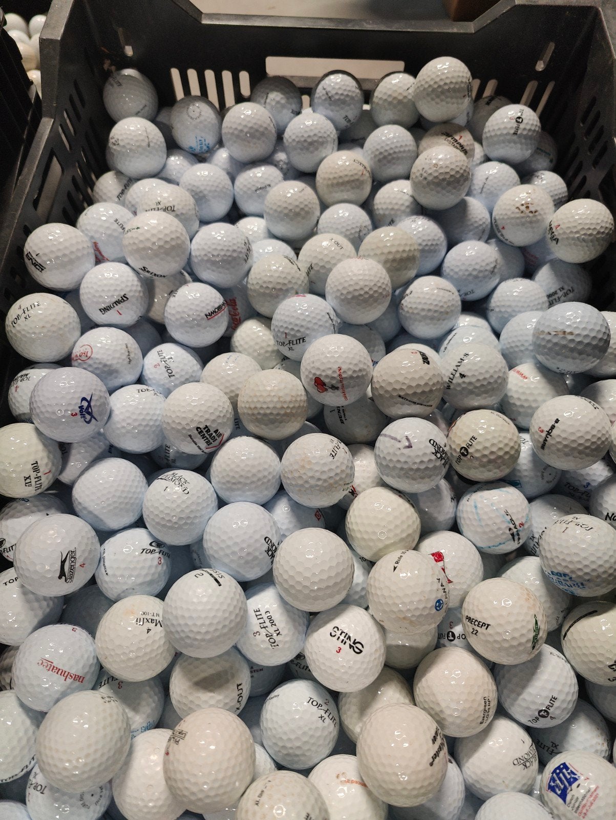 Gebruikte golfballen mix 100 stuks, Ophalen of Verzenden, Bal(len)
