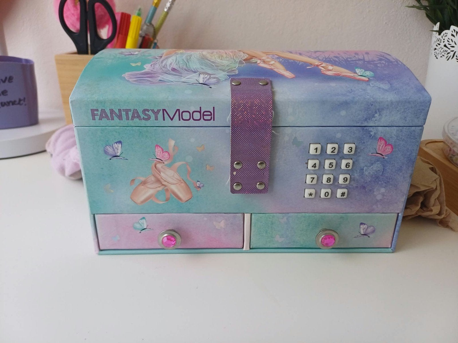 Topmodel Sieradendoos Ballerina met Code en Muziek, Sieraden, Tassen en Uiterlijk, Beautycases, Ophalen of Verzenden, Gebruikt