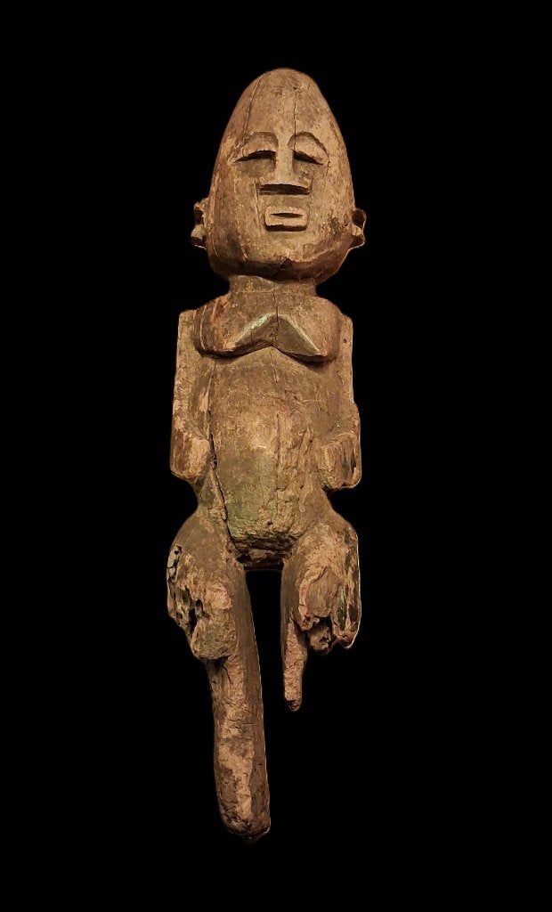 Lobi Bateba-beeld/dogon fang bwa bambara baule tribal art, Bruin, Afrika, Gesneden, 54 cm