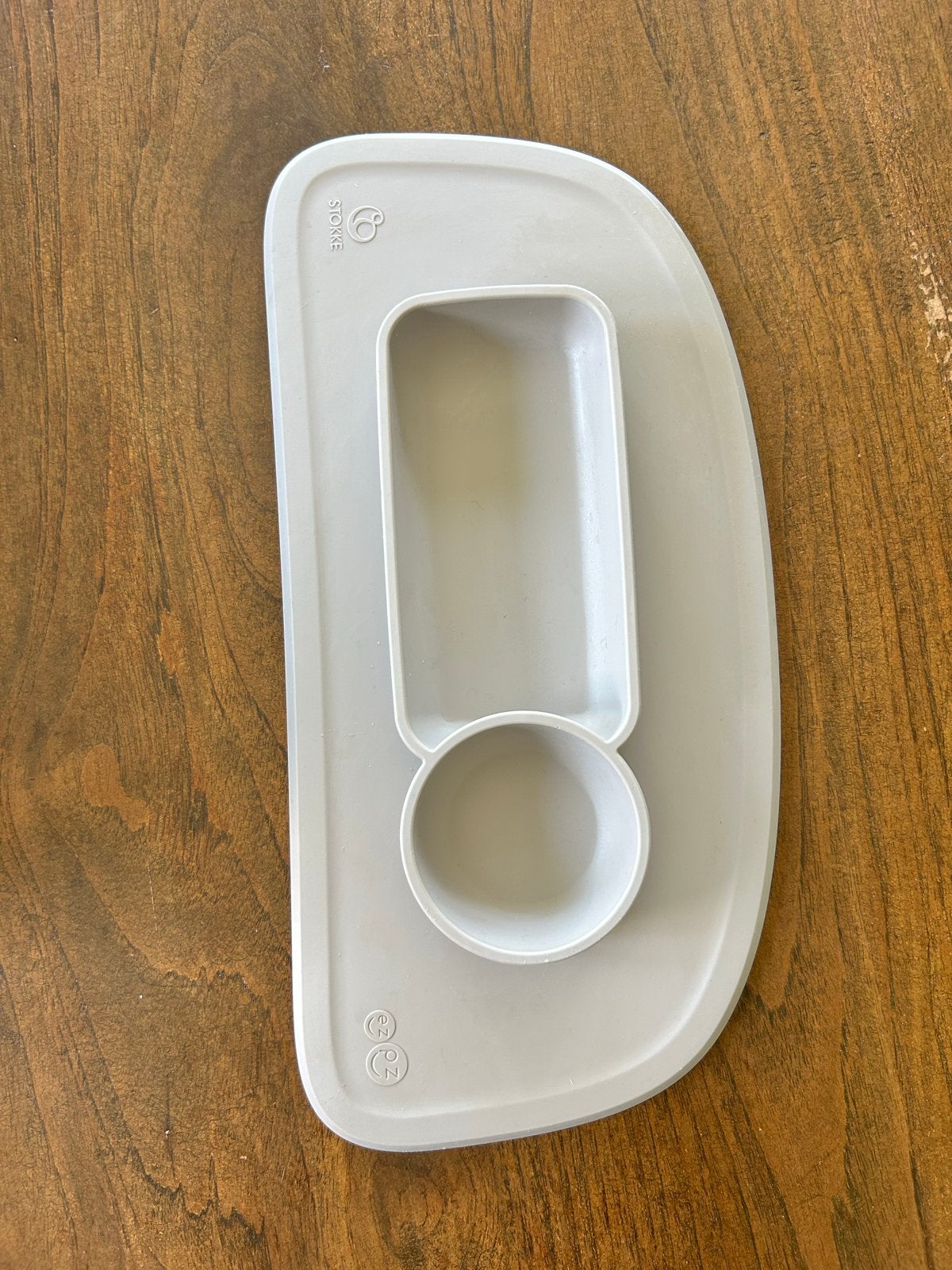 Stokke placemat met vakjes - grijs, Ophalen, Zo goed als nieuw