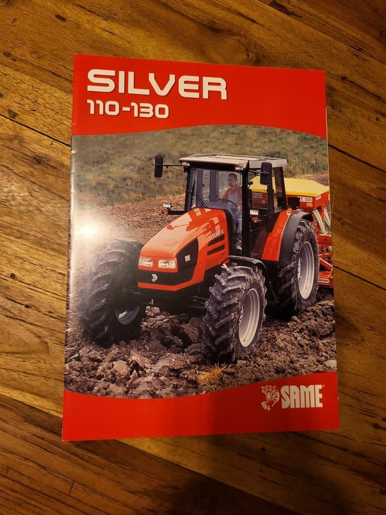 tractor folder Same SILVER 110-130, Boeken, Catalogussen en Folders, Ophalen of Verzenden, Zo goed als nieuw