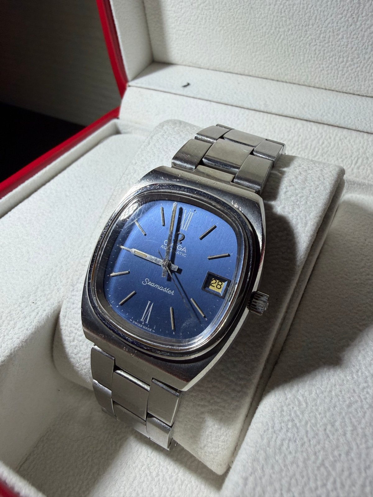 Omega Seamaster, Ophalen, Staal, Met bandje, Polshorloge