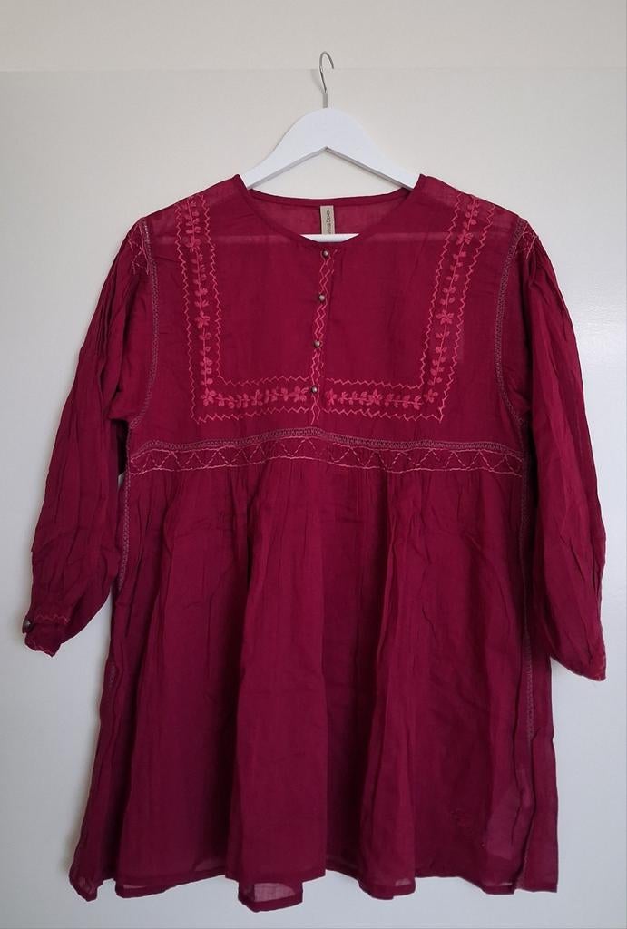 Superschattig Indiaas tuniekje, Verzenden, Nieuw, Rood
