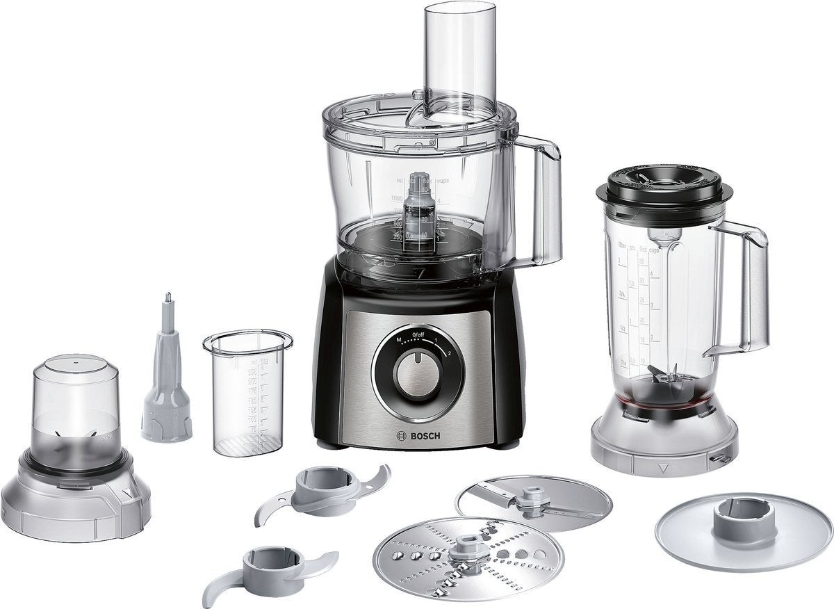 Bosch MCM3501M/01 Keukenmachine - Zo goed als nieuw, 1 tot 2 liter, Nieuw, 3 snelheden of meer, Ophalen of Verzenden