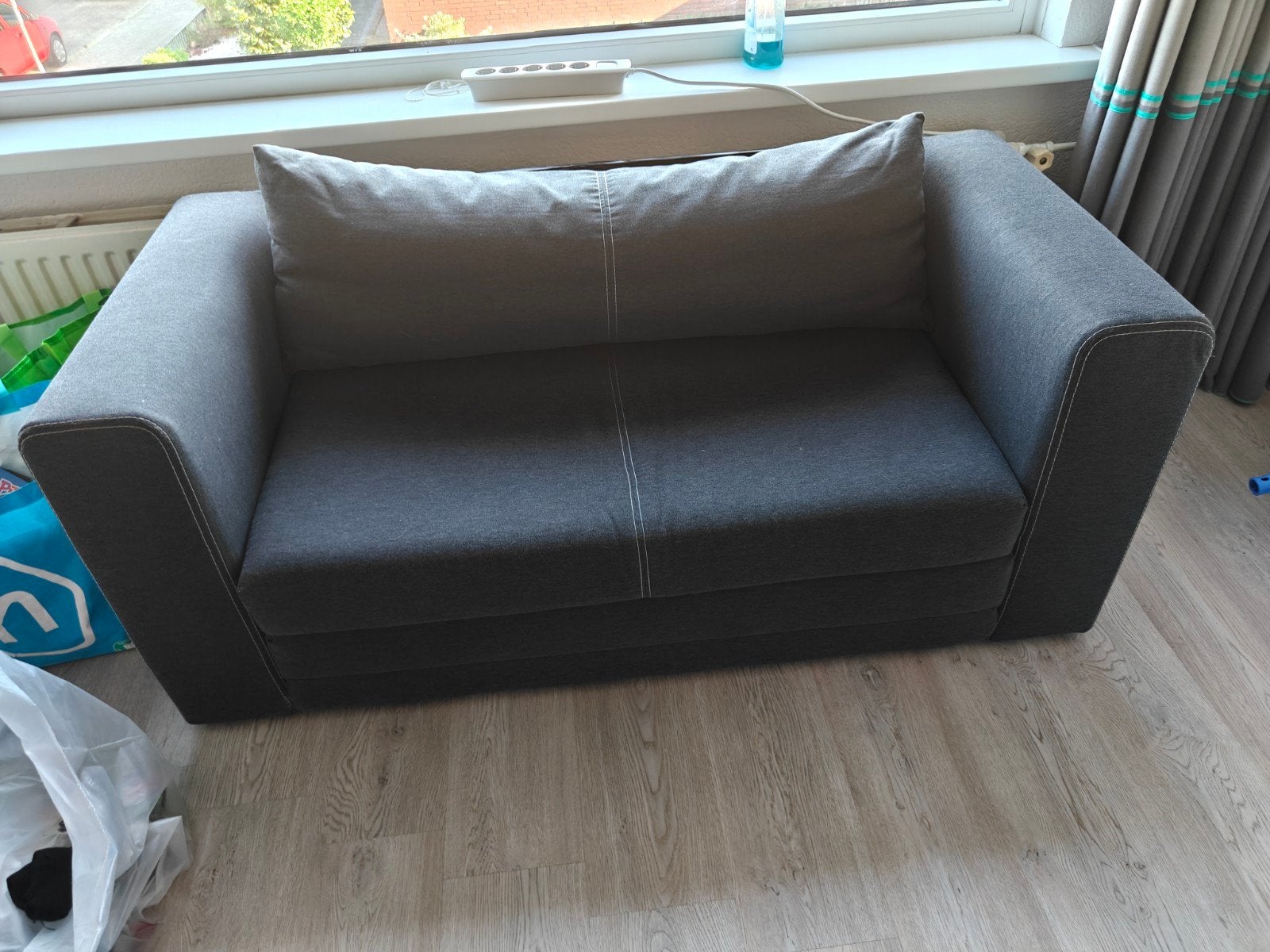 IKEA Askeby slaapbank - Compact en functioneel, Gebruikt, Eenpersoons, Ophalen of Verzenden, Overige maten