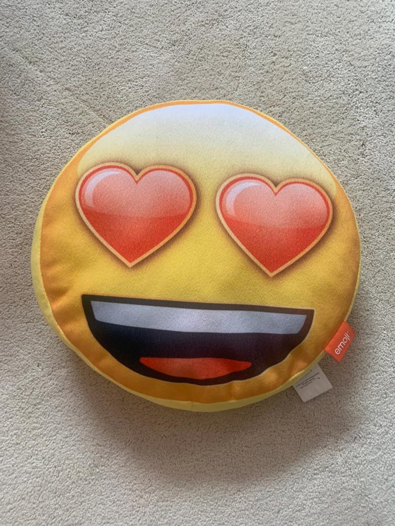 Emoticon kussen, Ophalen of Verzenden, Zo goed als nieuw, Overige kleuren