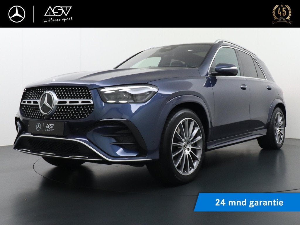 Mercedes-Benz GLE-klasse 400 e 4MATIC AMG Line | Luchtvering, Automaat, Gebruikt, 4 cilinders, Blauw