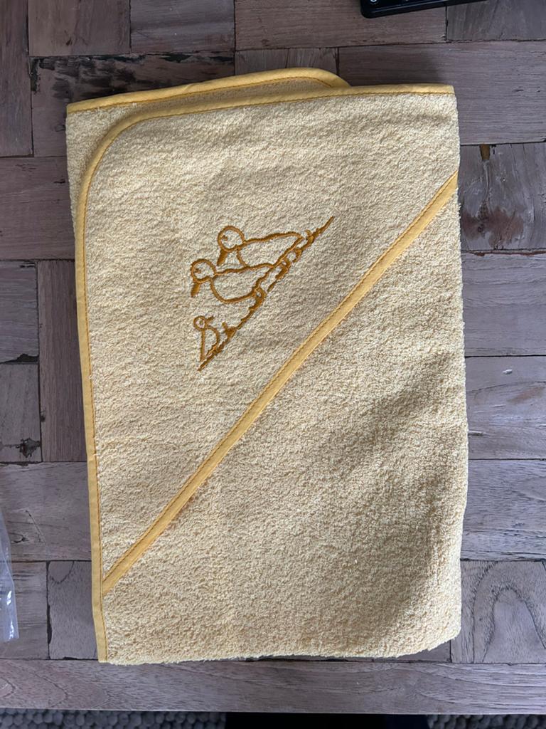 Zwitsal Badcape met eendjes - Geel, Ophalen, Nieuw