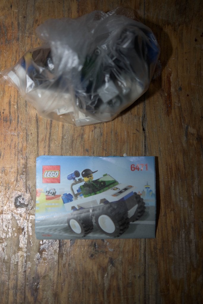 Lego politiewagen 6471, Gebruikt, Lego, Ophalen of Verzenden, Racers