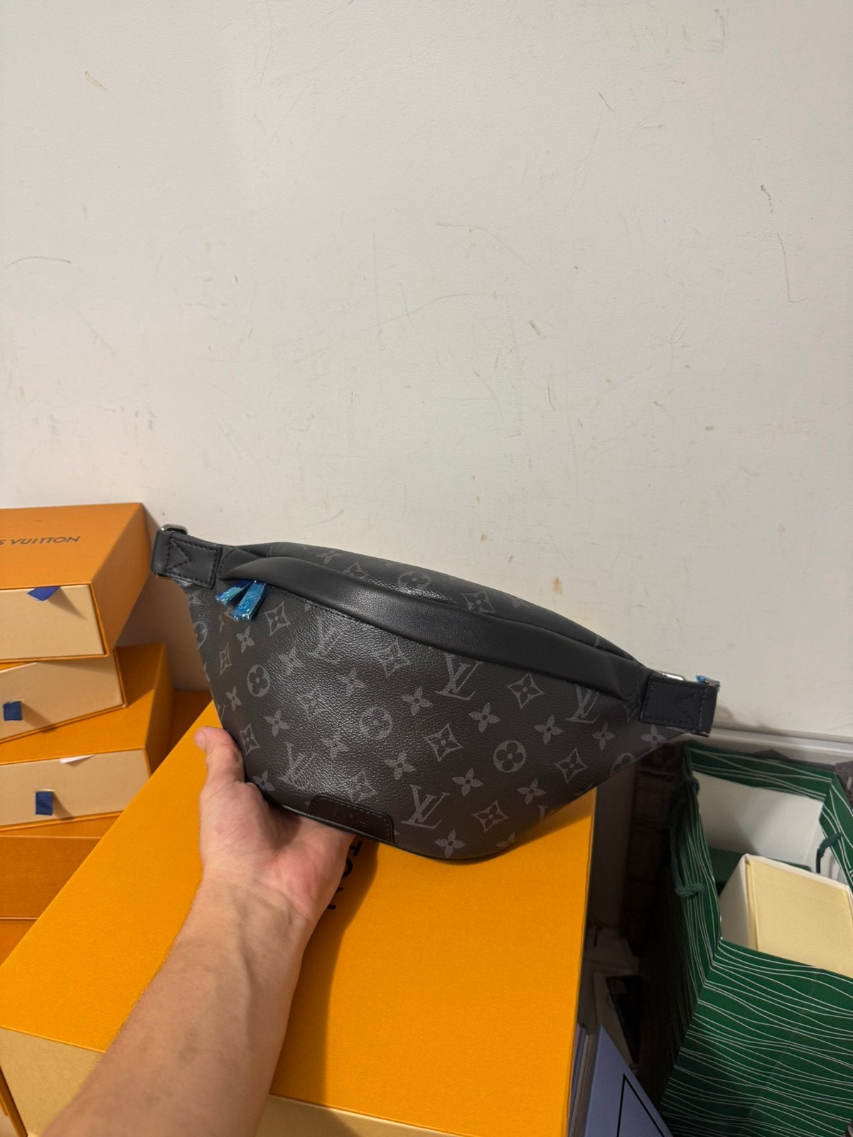 Louis Vuitton Discovery Bumbag Monogram Eclipse-canvas, Ophalen of Verzenden, Nieuw, Zwart