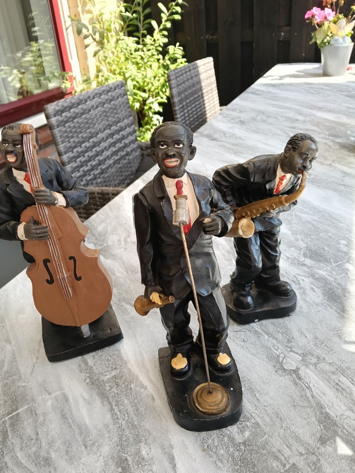 Muzikale Orkest Beeldjes - Jazz Band Decoratie, Verzamelen, Ophalen